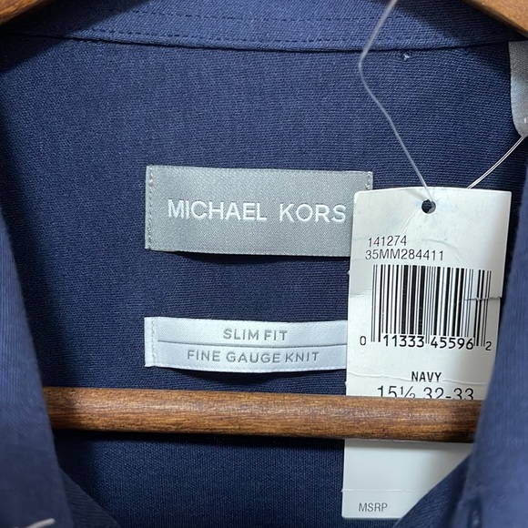 Michael Kors Knit Dress Shirt - Picture 3 of 4